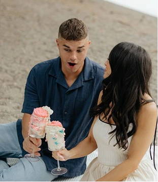 Gender reveal cake